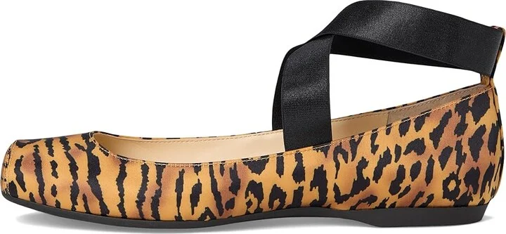 Jessica Simpson Mandalaye Flat Women's Shoes Natural Tiger Print : 8 M, Leather - Image 6