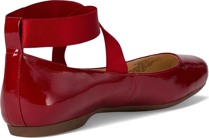 Jessica Simpson Mandalaye Flat Women's Shoes Red Muse : 7.5 M, Leather - Image 4