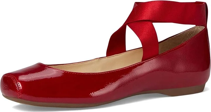 Jessica Simpson Mandalaye Flat Women's Shoes Red Muse : 7.5 M, Leather - Image 5
