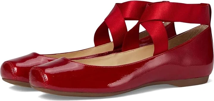 Jessica Simpson Mandalaye Flat Women's Shoes Red Muse : 7.5 M, Leather