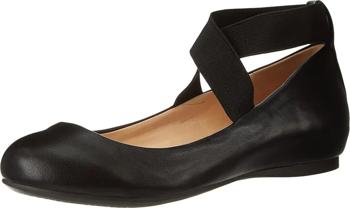 Jessica Simpson Mandayss Women's Flat Shoes Black Sleek : 6 M, Synthetic - Image 2