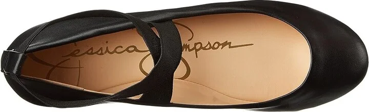 Jessica Simpson Mandayss Women's Flat Shoes Black Sleek : 6 M, Synthetic - Image 3