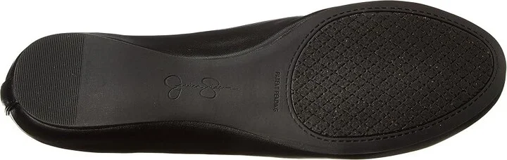 Jessica Simpson Mandayss Women's Flat Shoes Black Sleek : 6 M, Synthetic - Image 4