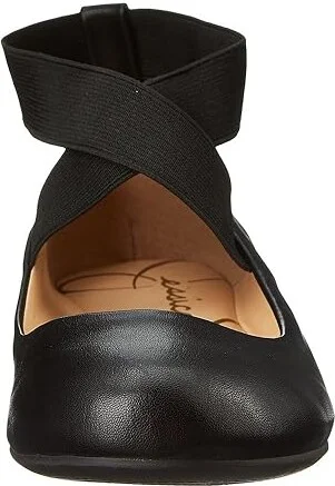 Jessica Simpson Mandayss Women's Flat Shoes Black Sleek : 6 M, Synthetic - Image 6