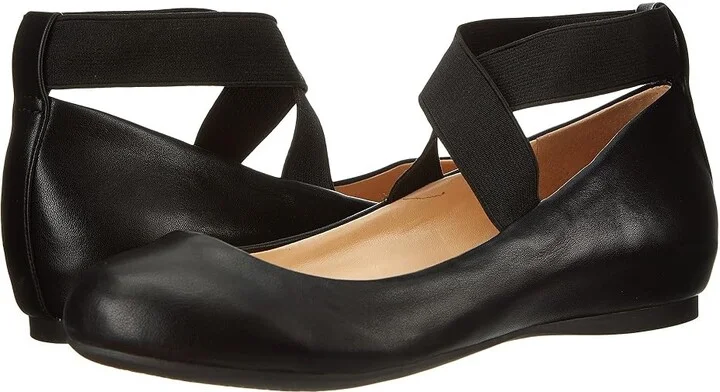 Jessica Simpson Mandayss Women's Flat Shoes Black Sleek : 6 M, Synthetic