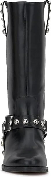 Jessica Simpson Milley Studded Moto Boot Women's Boots Black : 7 M, Leather/Rubber - Image 5