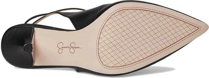 Jessica Simpson Miriale Slingback Ankle Strap Pumps Women's Shoes Black : 10 M, Leather - Image 3
