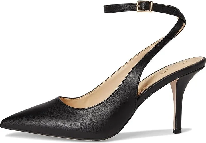 Jessica Simpson Miriale Slingback Ankle Strap Pumps Women's Shoes Black : 10 M, Leather - Image 6