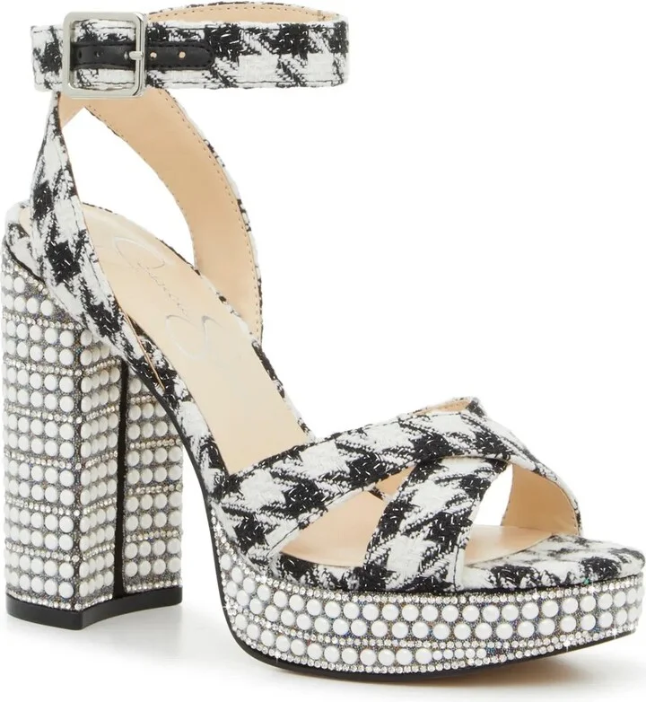 White/Black Plaid