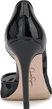 Jessica Simpson Prizma 8-P High Women's Heels Black : 8.5 M, Leather/Rubber - Image 4