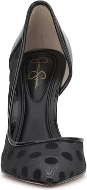 Jessica Simpson Prizma 8-P High Women's Heels Black : 8.5 M, Leather/Rubber - Image 5