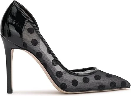 Jessica Simpson Prizma 8-P High Women's Heels Black : 8.5 M, Leather/Rubber - Image 6