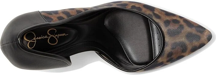 Jessica Simpson Prizma D'Orsay Pump High Women's Heels Natural Leopard : 5.5 M, Suede - Image 2
