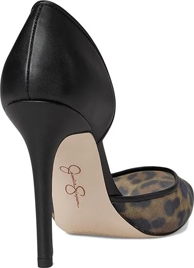 Jessica Simpson Prizma D'Orsay Pump High Women's Heels Natural Leopard : 5.5 M, Suede - Image 4