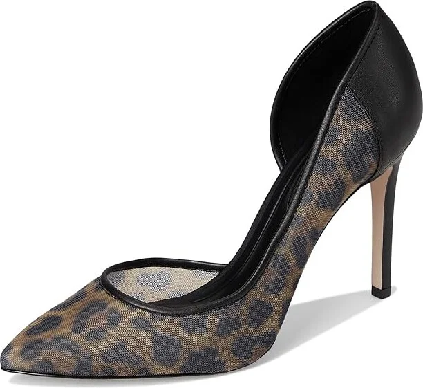 Jessica Simpson Prizma D'Orsay Pump High Women's Heels Natural Leopard : 5.5 M, Suede - Image 5