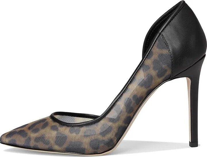 Jessica Simpson Prizma D'Orsay Pump High Women's Heels Natural Leopard : 5.5 M, Suede - Image 6