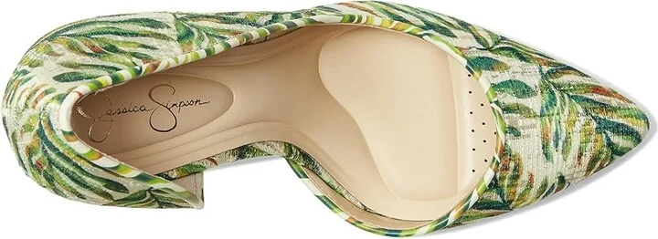 Jessica Simpson Prizma D'Orsay Pump High Women's Heels Natural/Light : 5.5 M, Suede - Image 8