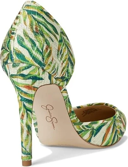 Jessica Simpson Prizma D'Orsay Pump High Women's Heels Natural/Light : 5.5 M, Suede - Image 10