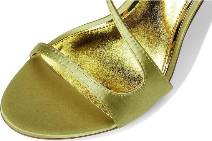 Jessica Simpson Qamille Asymmetrical High Heel Sandals Women's Sandals Meadow Green : 8 M, Synthetic - Image 2