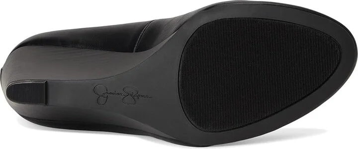 Jessica Simpson Saedra Dress Wedge High Women's Heels Black Sleek : 6.5 M - Image 3