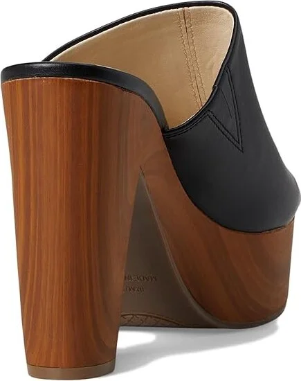 Jessica Simpson Shelbie Block Heel Platform Mule Women's Shoes Black 1 : 9.5 M, Synthetic - Image 4