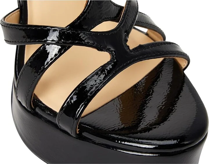 Jessica Simpson Sippete T-Strap Platform Sandals Women's Sandals Black : 11 M, Rubber/Synthetic - Image 7