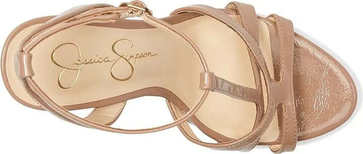 Jessica Simpson Sippete T-Strap Platform Sandals Women's Sandals Chai Latte : 11 M, Rubber/Synthetic - Image 2