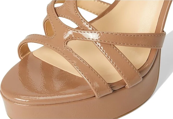 Jessica Simpson Sippete T-Strap Platform Sandals Women's Sandals Chai Latte : 11 M, Rubber/Synthetic - Image 7