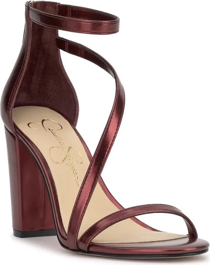 Burgundy Metallic Synthetic