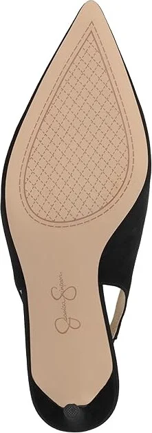 Jessica Simpson Souli Classic Slingback Pump High Women's Heels Black : 5 M, Leather/Rubber - Image 3