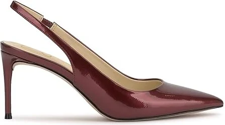 Jessica Simpson Souli Classic Slingback Pump High Women's Heels Oxblood : 8.5 M, Leather/Rubber - Image 6