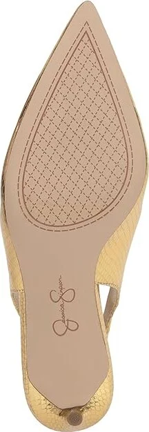 Jessica Simpson Souli Women's Shoes Gold : 8.5 M, Faux Leather - Image 3