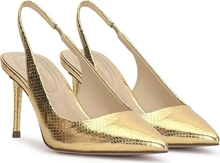 Jessica Simpson Souli Women's Shoes Gold : 8.5 M, Faux Leather