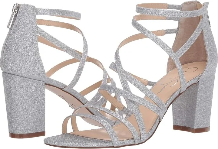 Jessica Simpson Stassey Women's Shoes Silver : 5 M, Synthetic