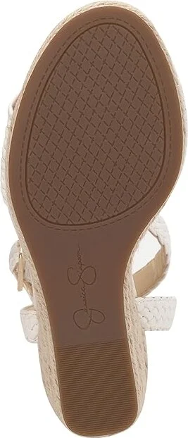 Jessica Simpson Talise Women's Sandals Bright White : 10 M, Leather/Rubber - Image 3