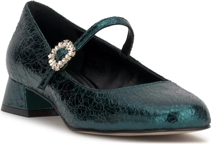 Dark Green Crackle Synthetic