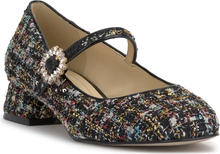 Black/Multicolor Tweed