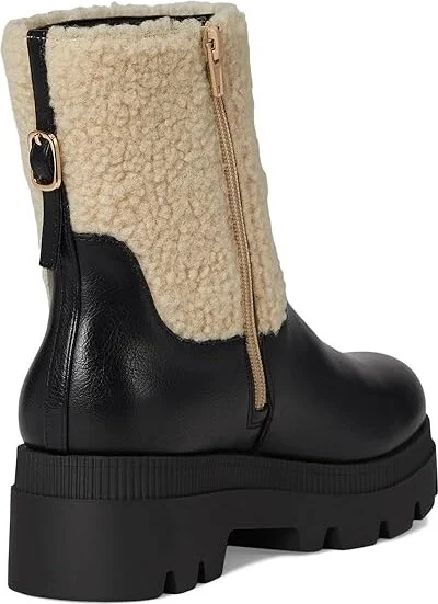 Jessica Simpson Ulalie Lug Bootie Women's Boots Black : 7 M, Leather - Image 4