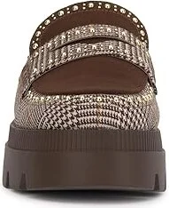 Jessica Simpson Uma Slip-On Mules Women's Flat Shoes Blair Plaid/Brown : 6 M, Polyester/Rubber - Image 5