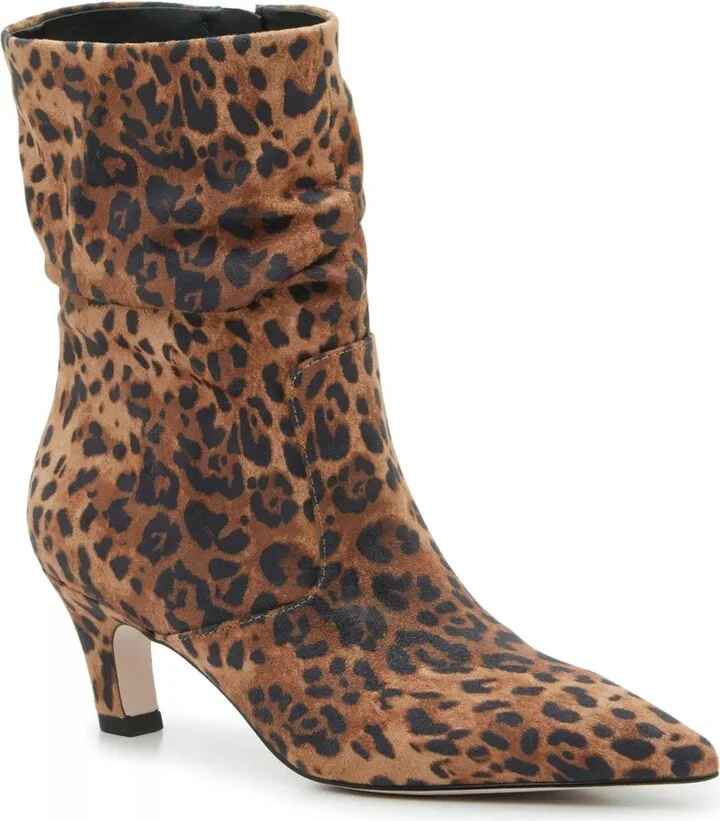 Natural Tan/Black Leopard Print Fabric