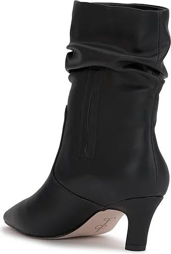 Jessica Simpson Vyluna Kitten Heel Slouch Booties Women's Boots Black : 11 M, Suede - Image 4