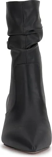Jessica Simpson Vyluna Kitten Heel Slouch Booties Women's Boots Black : 11 M, Suede - Image 5