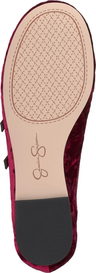 Jessica Simpson Women's Allista Buckle Strappy Ballet Flats - Image 5