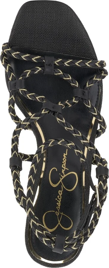 Jessica Simpson Women's Azimma Block-Heel Strappy Rope Sandals - Image 8