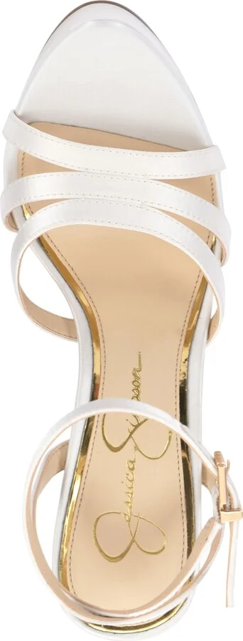 Jessica Simpson Women's Balina Bridal Ankle-Strap Platform Sandals - Image 4