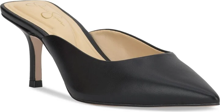 Jessica Simpson Women's Belvaen Mid-Heel Mule Pumps