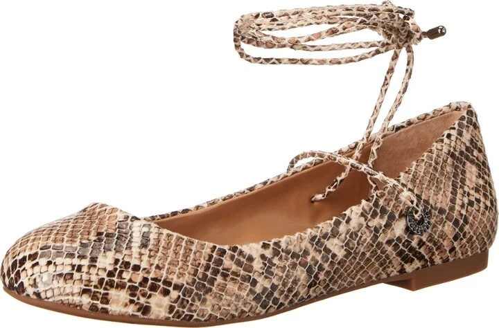 Jessica Simpson Women's Bingley Lace Up Flat Ballet