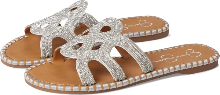 Jessica Simpson Women's Bria Flat Woven Sandals