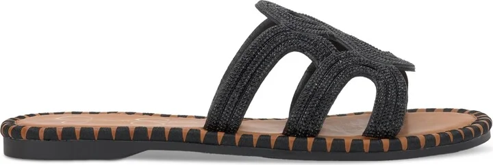 Jessica Simpson Women's Bria Rhinestone Slide Sandals - Image 2