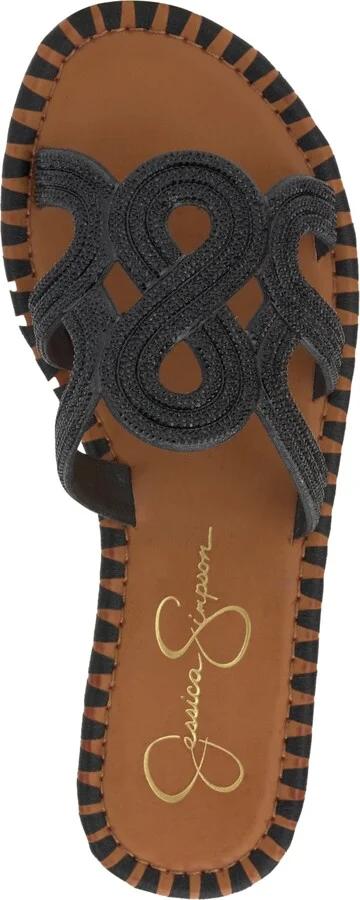 Jessica Simpson Women's Bria Rhinestone Slide Sandals - Image 4